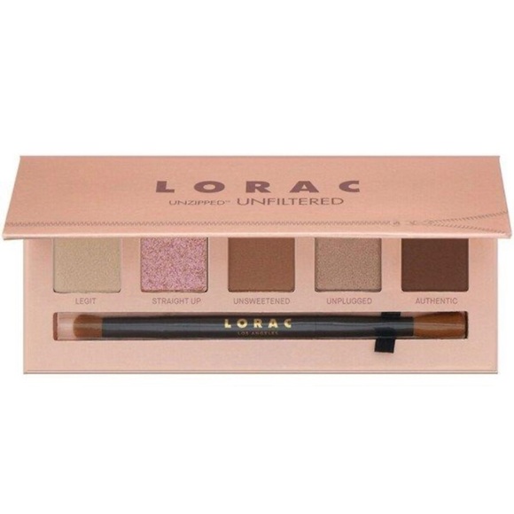 LORAC Other - LORAC unzipped unfiltered palette with brush​